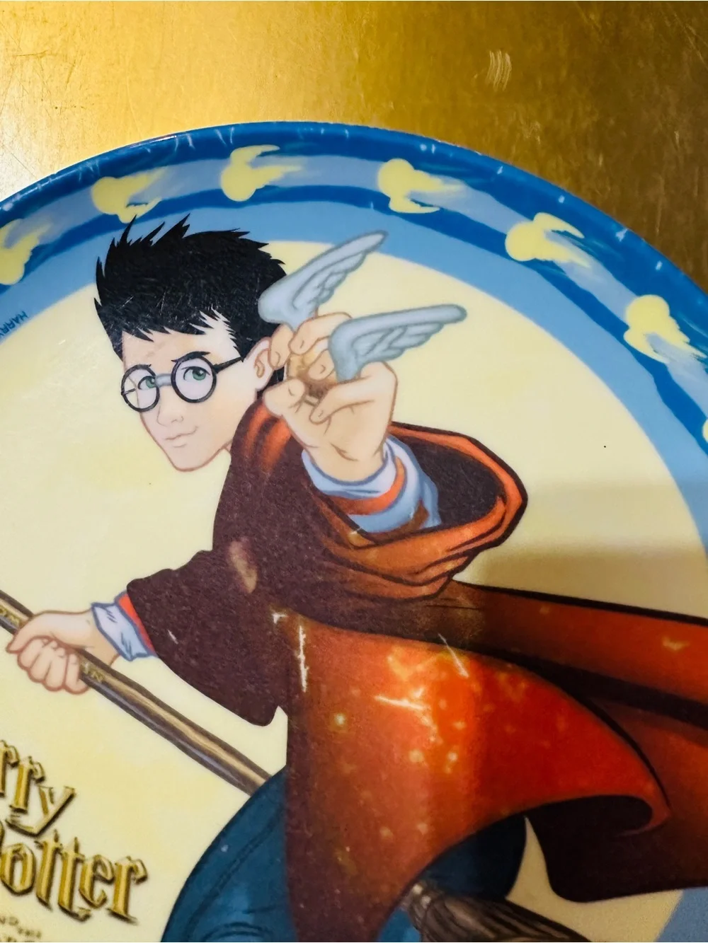 Harry Pottery And The Sorcerer’s Stone Melamine Kids Plate Y2K 2001 Warner Bros